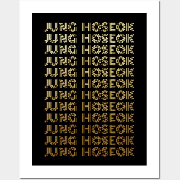 Jung Hoseok - J-Hope BTS Army Merchandise JHope Wall Art by Millusti